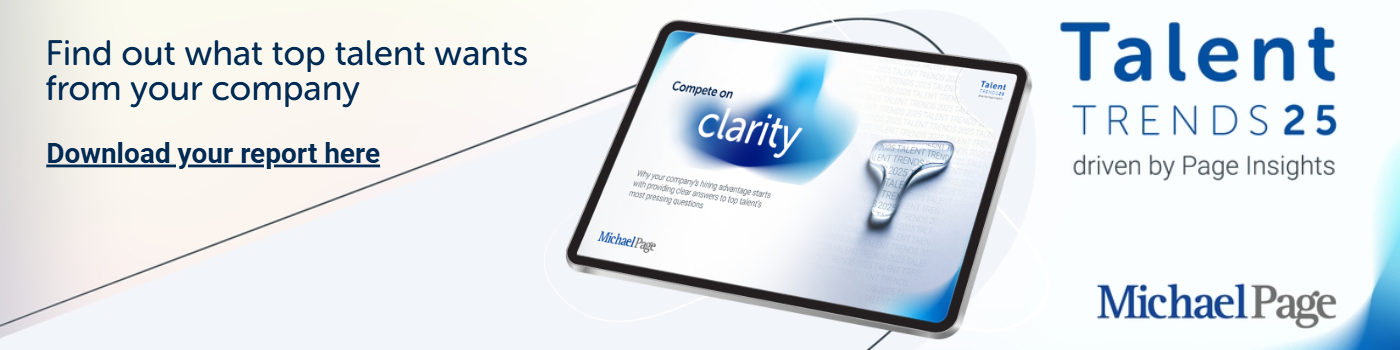 Talent Trends report on iPad